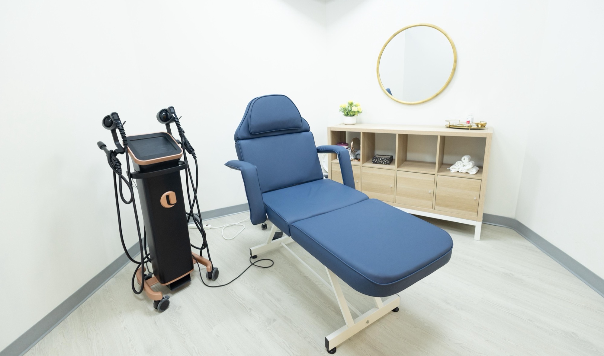 Cabina privada y moderna de The Body Lab